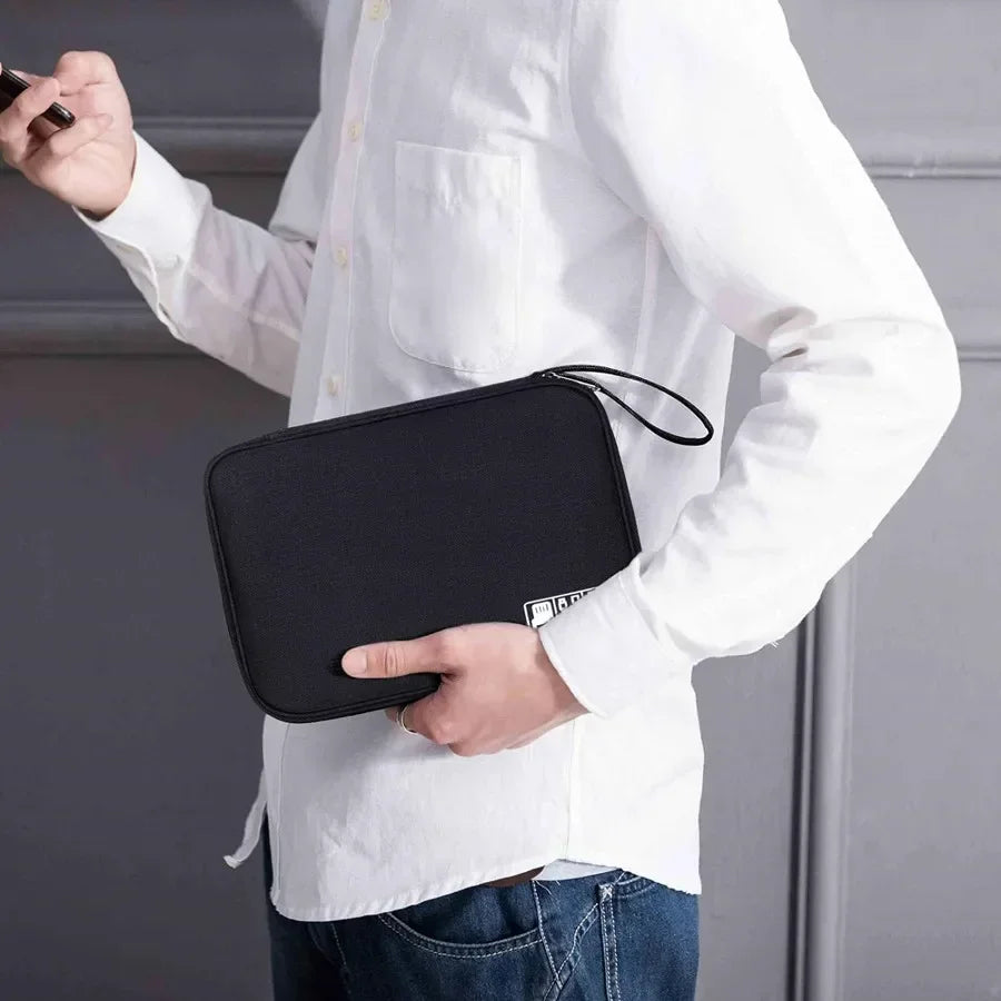 Multifunctional Digital Travel Packing Cube Space Saving Mobile Hard Drive Data Cable Storage Bags Small Objects Organize Pouch