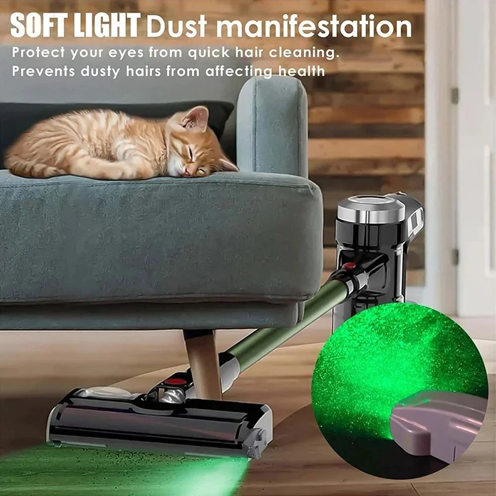 Vacuum Cleaner Dust Display LED Lamp Detect Microscopic Dust Invisible Pet Hair Vacuum Cleaner Accessories(No Battery)