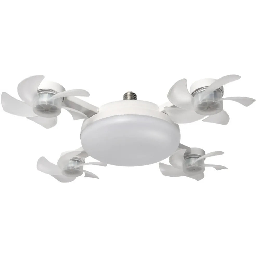 E27 LED Ceiling Fan Light with Remote Control Dimmer Function 50 60W Ceiling Light Drone Shaped Fan Light for  lighting