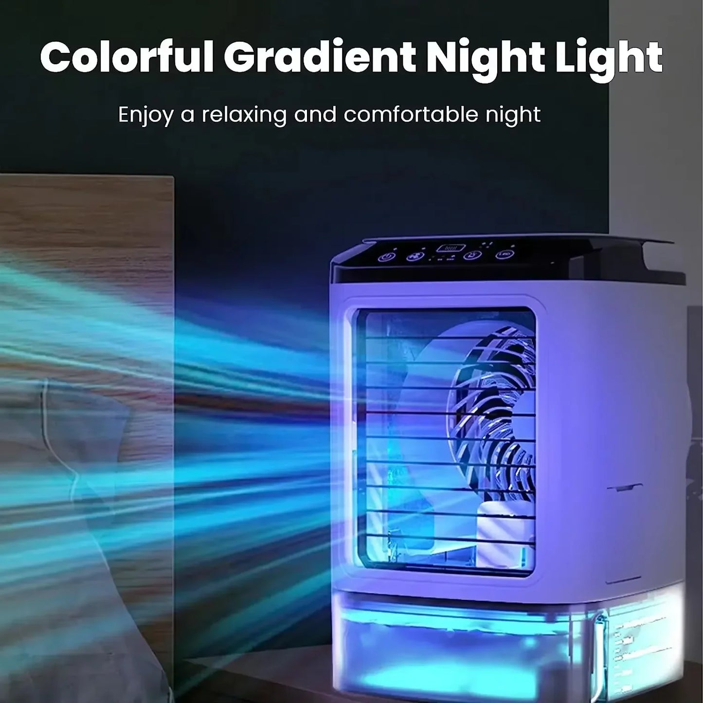 Small Home-use Quiet Desktop Humidifier Cold Fan Spray Refrigeration Portable USB Electric Fan