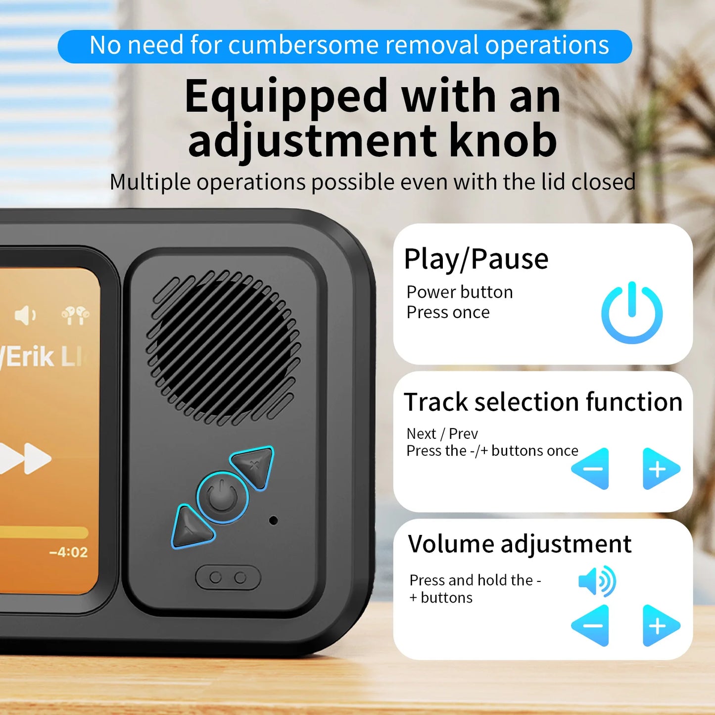 Shower Phone Holder with Wireless Bluetooth Speaker Waterproof Shower Phone Case Wall Mounted Stand for Bathroom Mirror
