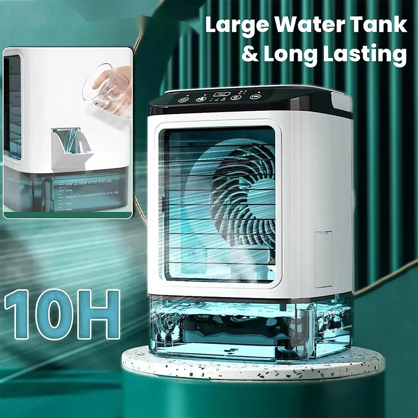 Small Home-use Quiet Desktop Humidifier Cold Fan Spray Refrigeration Portable USB Electric Fan