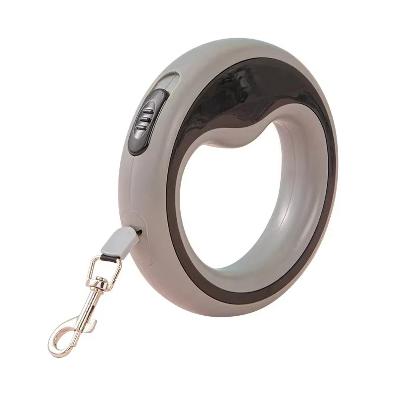 Retractable Dog Lead Heavy-Duty Extendable Dog Leads Strong Nylon Tape Leash One-Handed Brake Lock Tangle-Free Design for Small
